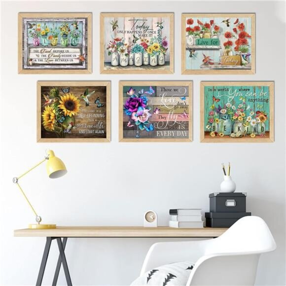 6 Pack Diamond Painting Kits for Adults - Diamond Art Packs Kits for Adults - Picture 2 of 7